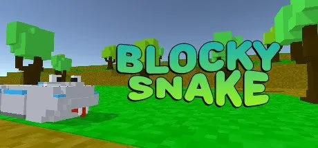 Poster Blocky Snake