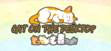 Poster Cat On The Desktop