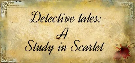 Poster Detective tales: A Study in Scarlet