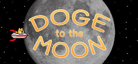 Poster Doge to the Moon