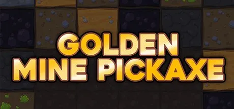 Poster Golden Mine Pickaxe