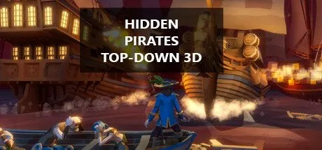 Poster Hidden Pirates Top-Down 3D