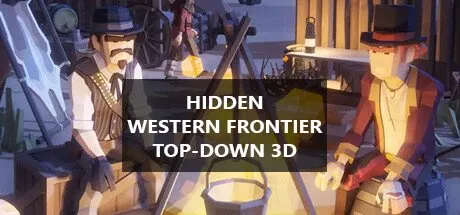 Poster Hidden Western Frontier Top-Down 3D