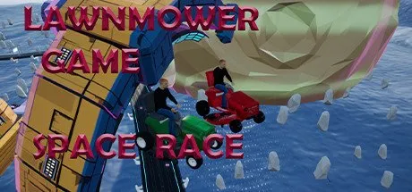 Poster Lawnmower Game: Space Race