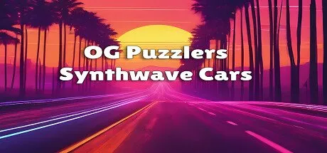 Poster OG Puzzlers: Synthwave Cars