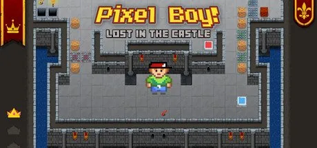 Poster Pixel Boy - Lost in the Castle