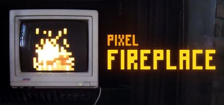 Poster Pixel Fireplace