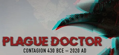 Poster Plague Doctor: Contagion 430 BCE–2020 AD