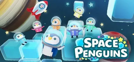 Poster Space Penguins