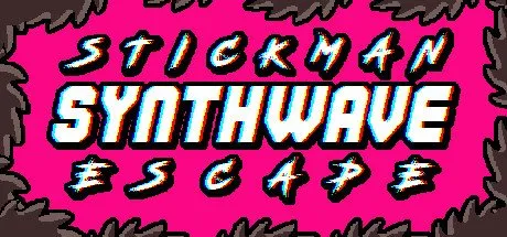 Poster Stickman Synthwave Escape