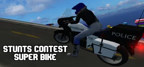 Poster Stunts Contest Super Bike