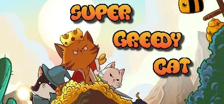 Poster Super Greedy Cat