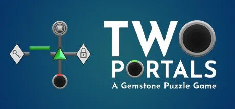 Poster Two Portals - A Gemstone Puzzle Game